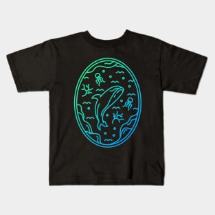 Underwater Lines Kids T-Shirt